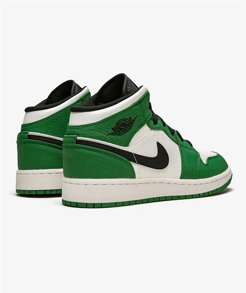 Nike Air Jordan 1 Mid Pine Green - Resim 3
