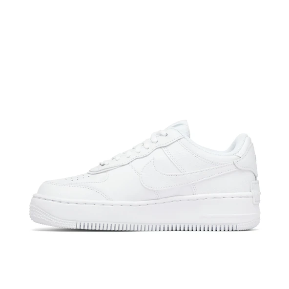 Nike Air Force 1 Shadow Triple White Womens - Resim 2