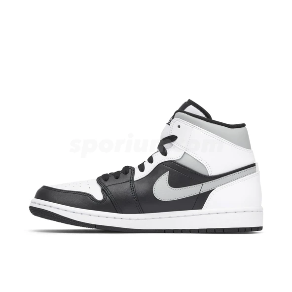 Nike Air Jordan 1 Mid White Shadow - Resim 4