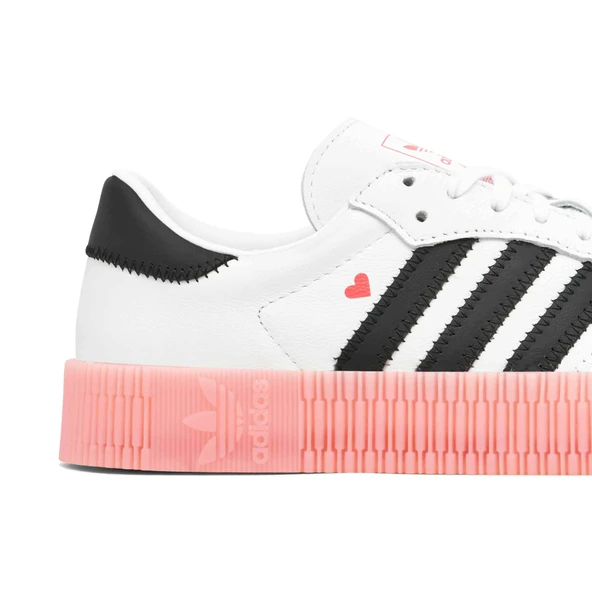 Adidas Sambarose White Core Black Pink - Resim 5