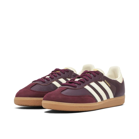 Adidas Samba OG Maroon Cream Womens - Resim 5