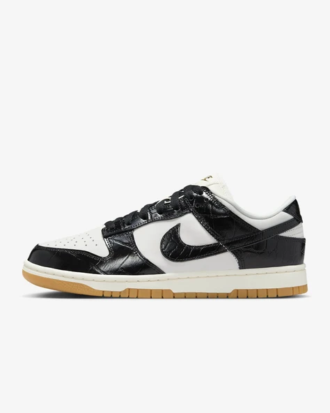 Nike Dunk Low LX Black Croc Womens - Resim 7