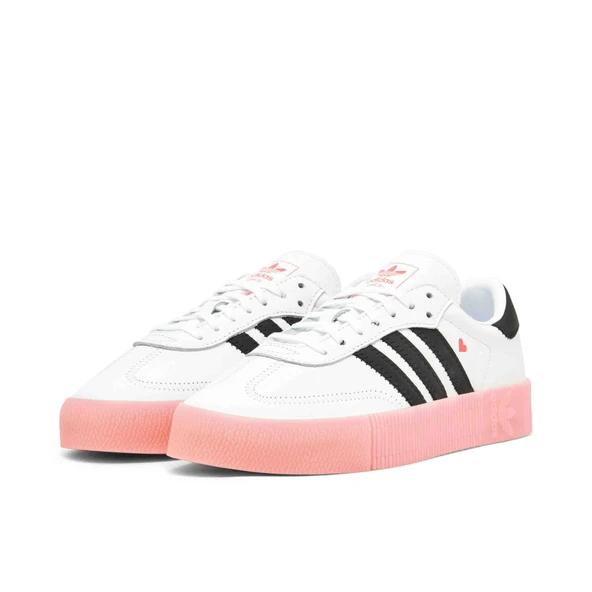 Adidas Sambarose White Core Black Pink - Resim 4