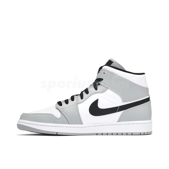 Nike Air Jordan 1 Mid Smoke Grey - Resim 2