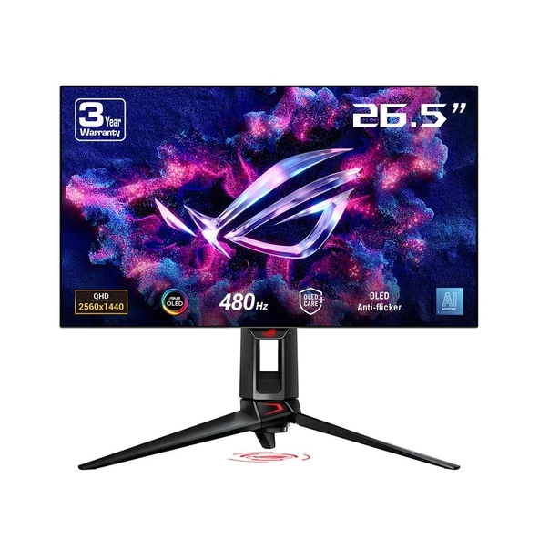 Asus ROG Swift PG27AQDP 26.5" OLED 2K 480Hz 0.03ms Monitör