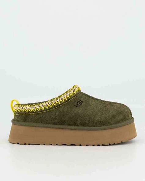 Ugg UGG Tazz Slipper Burnt Olive Womens - Resim 2