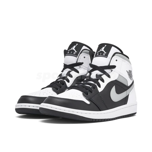 Nike Air Jordan 1 Mid White Shadow - Resim 3