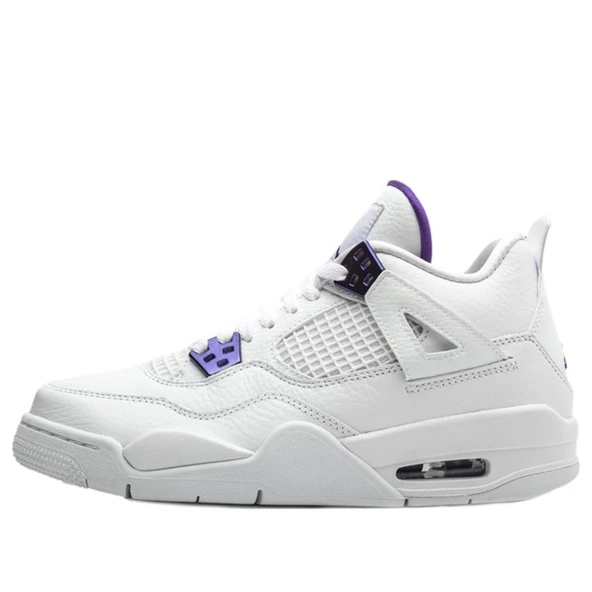 Nike Air Jordan Retro 4 Purple Metallic - Resim 5