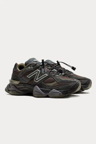 New Balance 9060 Blacktop Dark Moss - Resim 5