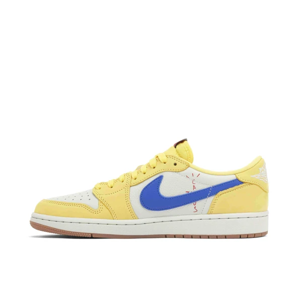 Nike Air Jordan 1 Retro Low OG SP Travis Scott Canary - Resim 4