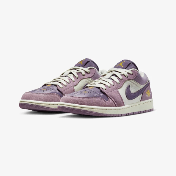Nike Air Jordan 1 Low Unity Purple Womens - Resim 2