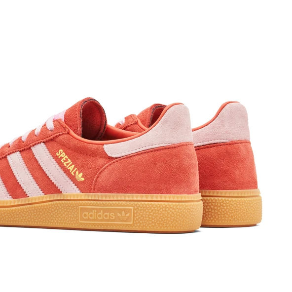 Adidas Handball Spezial Bright Red Clear Pink Womens - Resim 4