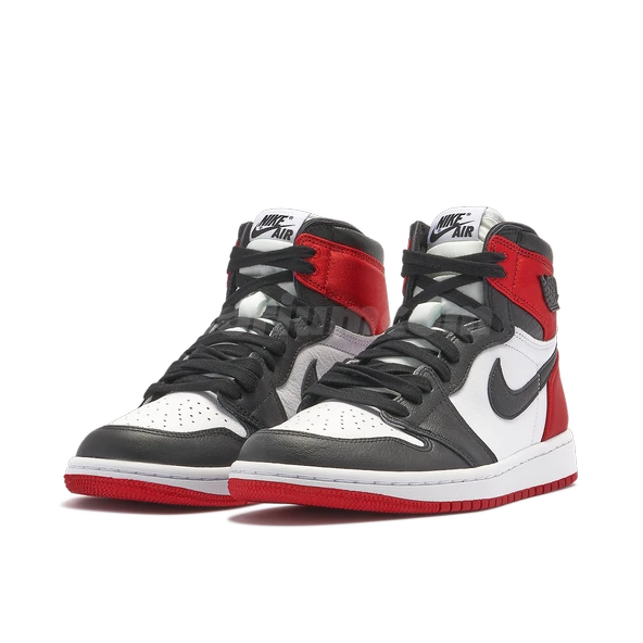 Nike Air Jordan 1 High Satin Black Toe - Resim 2