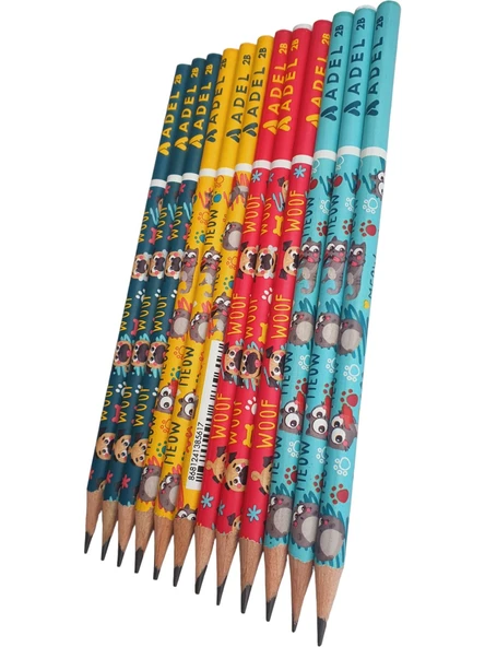 Cat&dogs 2b Kurşun Kalem 12 Adet - Resim 2