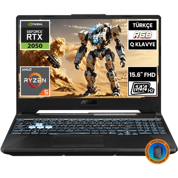 Tuf Gaming A15 FA506NF-HN050A1 Ryzen5 7535HS 8gb 1tbssd RTX2050 15.6" Fullhd Freedos Taşınabilir BILGISAYAR-CNT002