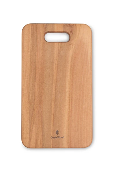 Yekpare Masif Ahşap Sunum Tahtası Kesme Tahtası Kayın Medium - 3