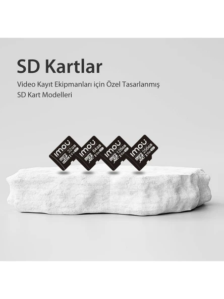 IMOU 64 GB Micro SDXC Hafıza Kartı / Class 10,U3,V30 - Video Kayıt Ekipmanlarıyla Uyumlu (ST2-64-S1) - 2