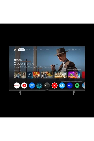 Arçelik A50 E 795 B 4K Ultra HD 50" 127 Ekran Uydu Alıcılı Google Smart LED TV