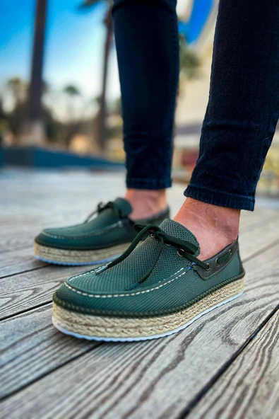 CH311 Espadril Erkek Ayakkabı HAKI - Resim 4