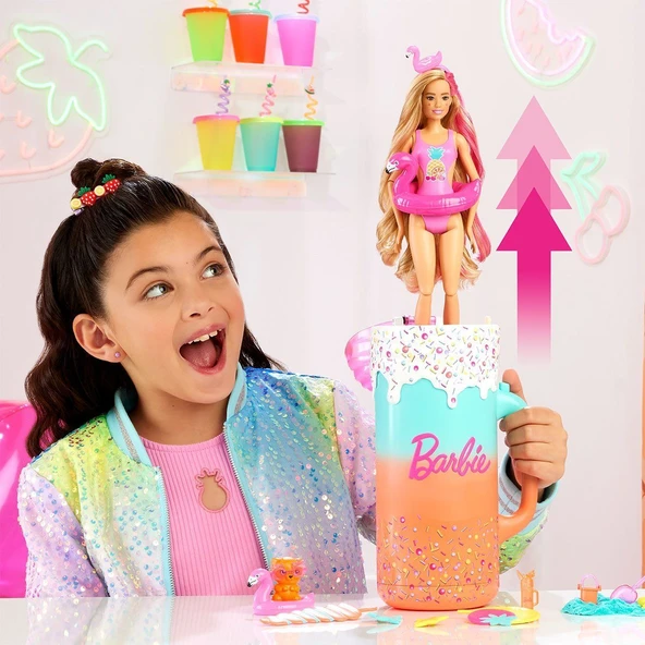 HRK57 Barbie Pop Reveal Sürprizli Bardak Oyun Seti - 3