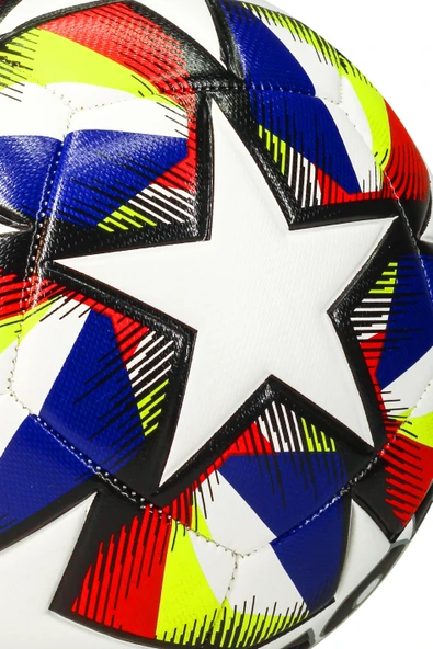 Telvesse Futbol Topu Neon Şampiyonlar Ligi Dayanıklı Sert Zemin Halı Saha Futbol Topu 061 - 7