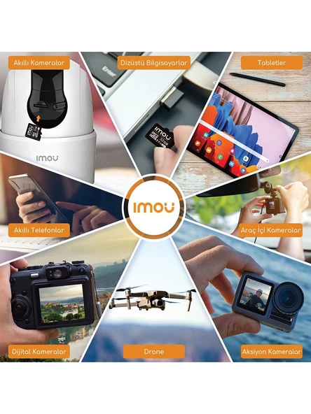 IMOU 64 GB Micro SDXC Hafıza Kartı / Class 10,U3,V30 - Video Kayıt Ekipmanlarıyla Uyumlu (ST2-64-S1) - 4