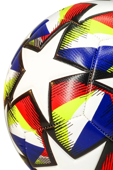 Telvesse Futbol Topu Neon Şampiyonlar Ligi Dayanıklı Sert Zemin Halı Saha Futbol Topu 061 - 6
