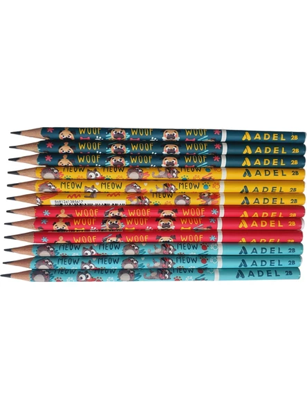 Cat&dogs 2b Kurşun Kalem 12 Adet - Resim 3
