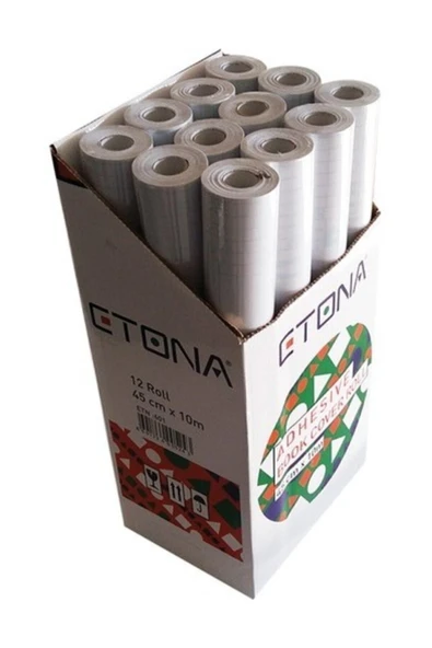 Etona Asetat Yapışkanlı Rulo 45x10 Etn-601 Tekli