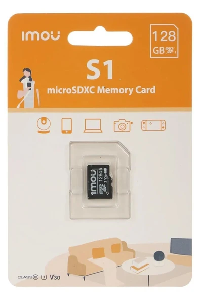 Imou 128 GB Micro SDXC Hafıza Kartı / Class 10,U3,V30 - Video Kayıt Ekipmanlarıyla Uyumlu (ST2-128-S1) - 6