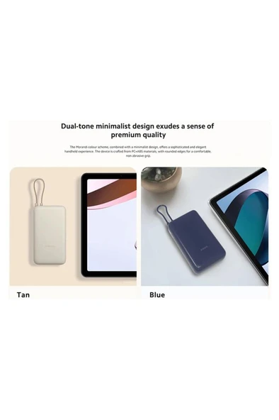 Xiaomi 33 W Krem 20000 mAh Hızlı Şarj Powerbank - 6