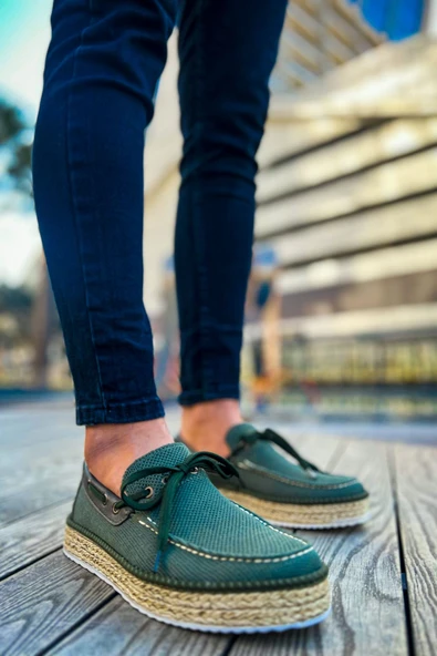 CH311 Espadril Erkek Ayakkabı HAKI - Resim 2