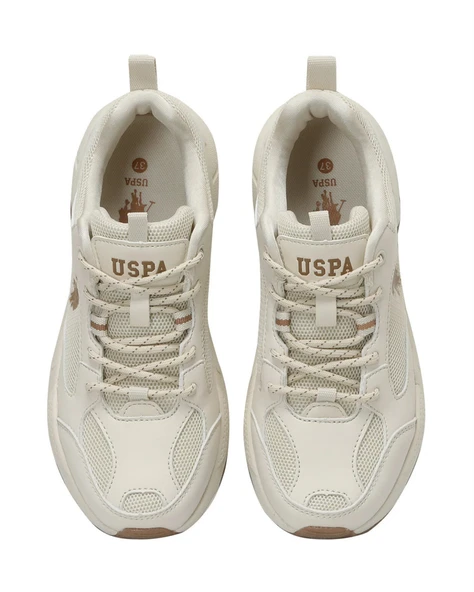 U.s. Polo Assn. Maybe Wmn 5Fx Kadın Bej Sneaker Ayakkabı - 6
