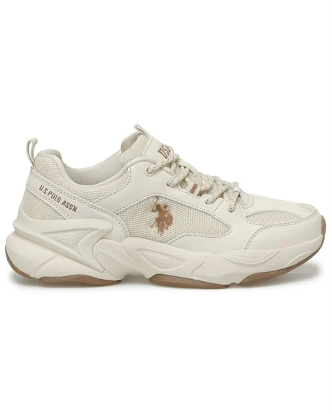 U.s. Polo Assn. Maybe Wmn 5Fx Kadın Bej Sneaker Ayakkabı - 2