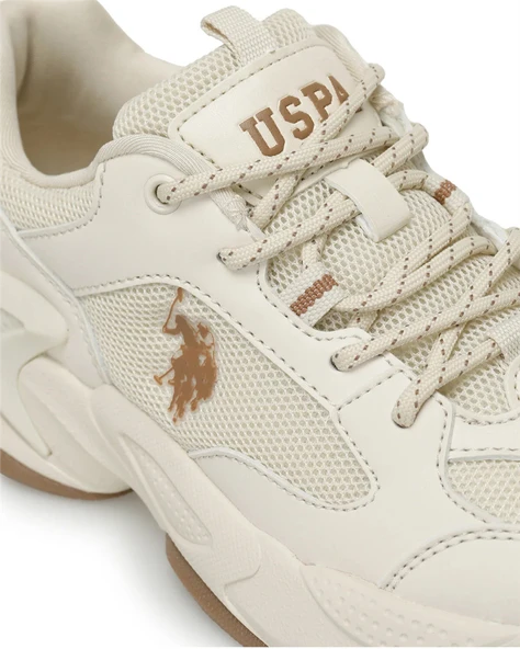 U.s. Polo Assn. Maybe Wmn 5Fx Kadın Bej Sneaker Ayakkabı - 7