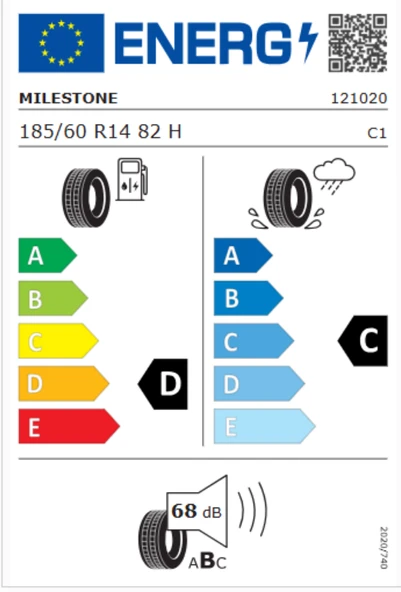 Milestone CarMile 185/60R14 82H Oto Yaz Lastiği (Üretim Yılı: 2025) - Resim 2