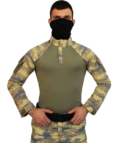 ASKERİ KAMUFLAJ COMBAT TİŞÖRT HAVACI NANO KOMBAT