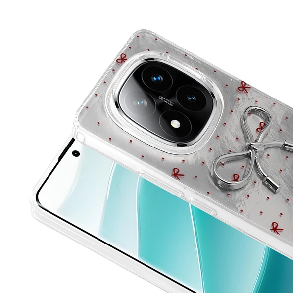 Xiaomi Redmi Note 14 Pro 4G Kılıf Kamera Korumalı Figürlü Zore Ponti Silikon Kapak - 5