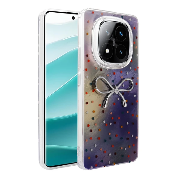 Xiaomi Redmi Note 14 Pro 4G Kılıf Kamera Korumalı Figürlü Zore Ponti Silikon Kapak - 12