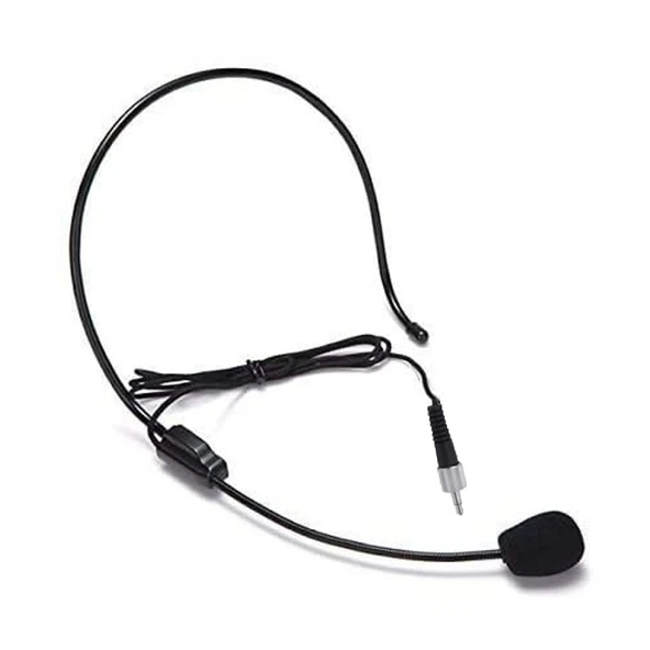 Osawa OSW W-2 Kablolu 3.5 Mm Vidalı Headset Telsiz Kafa Mikrofonu Müşteri Temsilcisi Mikrofonu