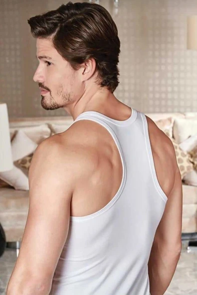 BERRAK 1015 ERKEK RİBANA SPORCU ATLET 12 ADET ürün görseli