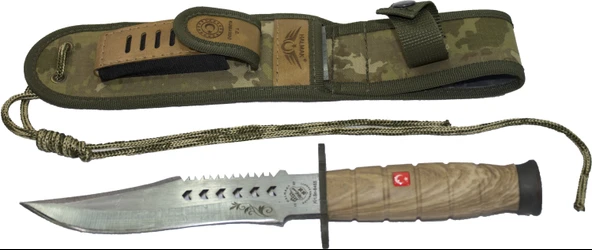 HALMAK TSK PİYADE KOMANDO BIÇAK CEVİZ 30 CM - 2