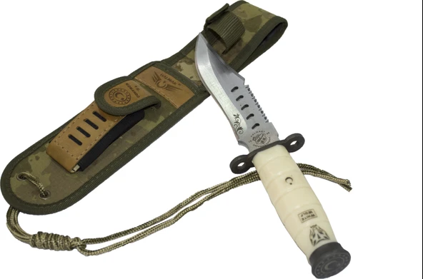HALMAK TSK PİYADE KOMANDO BIÇAK BEYAZ 30 CM