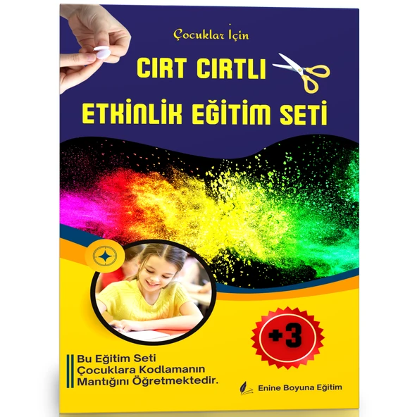 Çocuklar İçin Cırt Cırtlı Etkinlik Eğitim Seti (+3 Yaş) ürün görseli 1