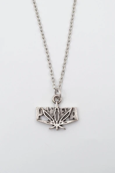 Pantera Gümüş Kaplama Düz Zincir Kolye ürün görseli 1