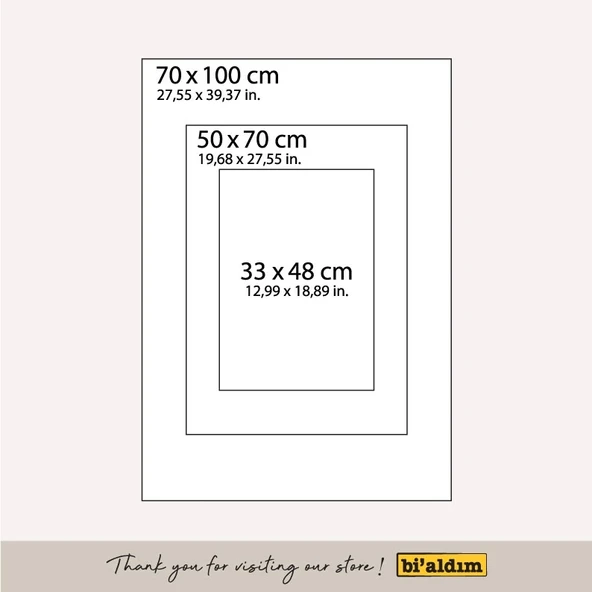 Tarihsiz Üç Aylık Duvar Takvimi, Zamansız Takvim, Planlayıcı Takvim, Rengarenk Duvar Takvimi - 70x100 cm - 4