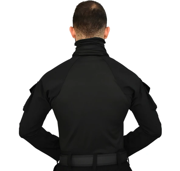 SİYAH COMBAT TİŞÖRT AVCI COMBAT OPERASYON AIRSOFT COMBAT - 3