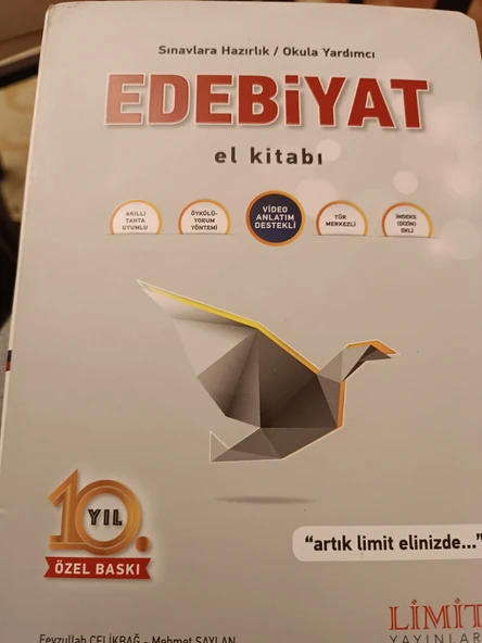 SINAVLARA HAZIRLIK OKULA YARDIMCI EDEBİYAT EL KİTABI FEYZULLAH ÇELİKBAĞ, MEHMET SAYLAN