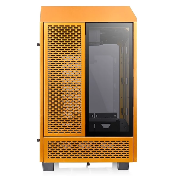 THERMALTAKE  the tower 100 gold 3 x tempered glass pencereli, mini itx oyuncu kasasi - 3