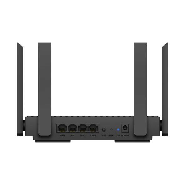 Cudy WR1500 AX1500 2.4GHz/5GHz 1500Mbps AP Destekli 4Gigabit Port MU-MIMO Kablosuz Wi-Fi 6 Router - 2